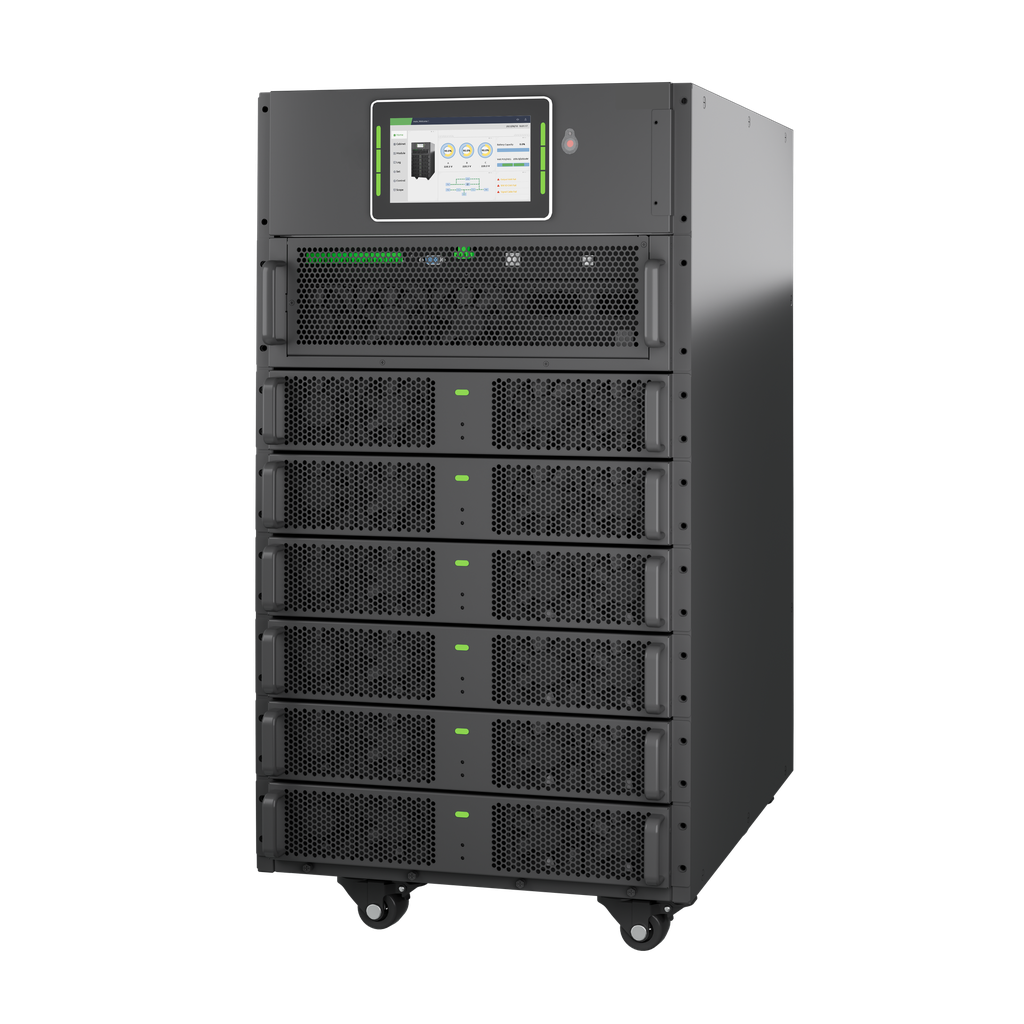 UPS RD5000 ACM series 6-slot UPS cabinet for 6*20kVA modular system, external battery 400V/50Hz input/output