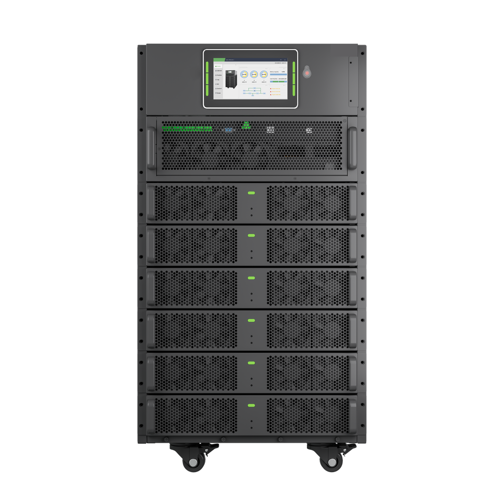 UPS RD5000 ACM series 6-slot UPS cabinet for 6*20kVA modular system, external battery 400V/50Hz input/output