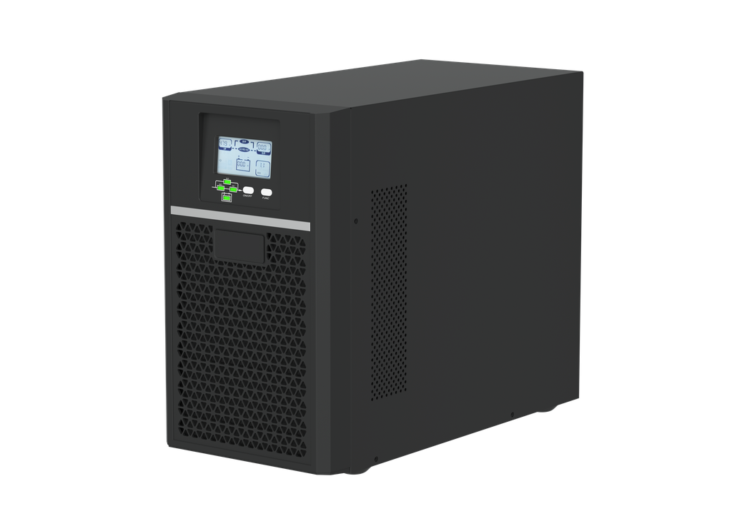 UPS model RD4000 SS series 2kVA/kW, Tower UPS, with space for 6pcs 7/9Ah battery, without batt, 96VDC, 230/50hz input/output, IEC socket and schuko plug